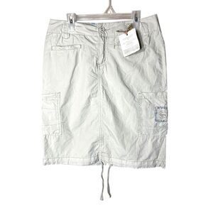 American Eagle Y2K Beach Cargo‎ Tan Skirt Size 2 NWT